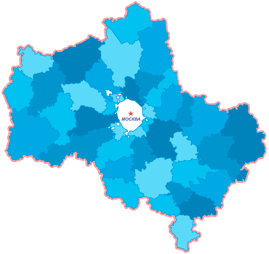 Карта Московской области