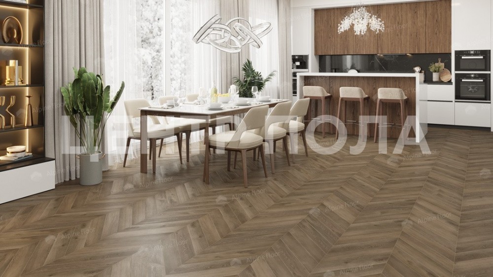 Купить Кварцвиниловой плитки Alpine Floor Chevron ECO 20-4 Дуб ...