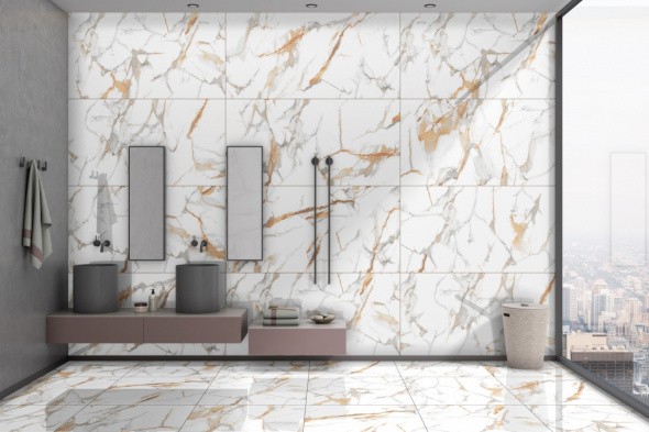 Керамогранит Lavit QUARZO STATUARIO 120х60 см