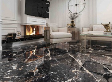 Керамогранит Black Lamos High Gloss 60 x 120 Полированный