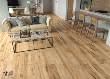 Керамогранит Wood Mocca Brown 20 х 120 Матовый