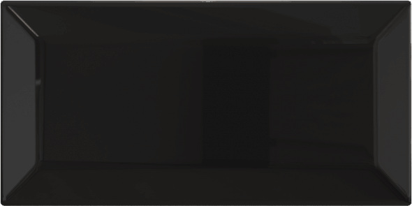 Плитка BISELADO CLASSIC BLACK BR (глянец) 7,5х15