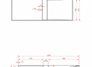 Раковина NT501 Right