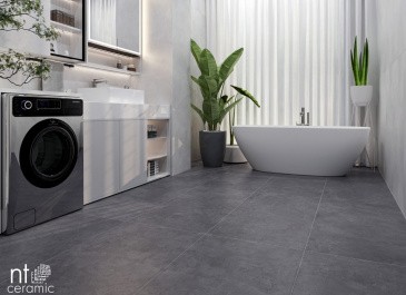 Керамогранит Zett Black 60 x 120 Матовый