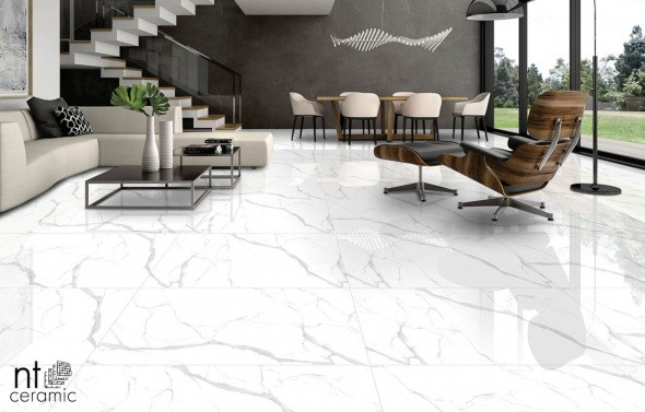 Керамогранит Statuario Ultra White 60 x 120 Полированный