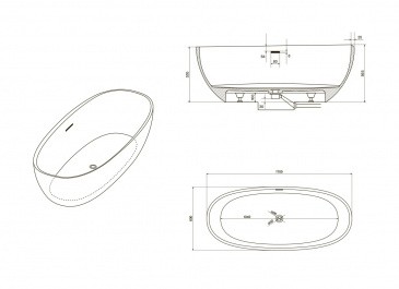 Ванна NT204  Venezia
