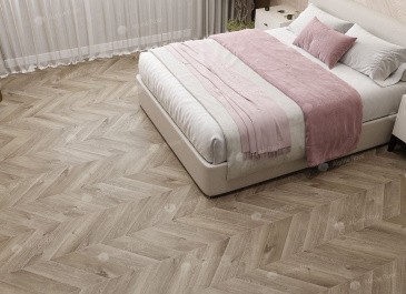 Alpine Floor Chevron 18-3 Дуб Отбеленный Натуральный