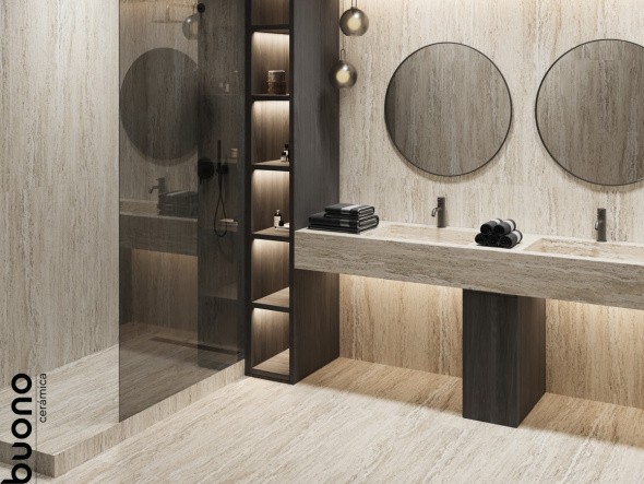 Керамогранит Travertino Beige Matt 120 х 60 Матовый
