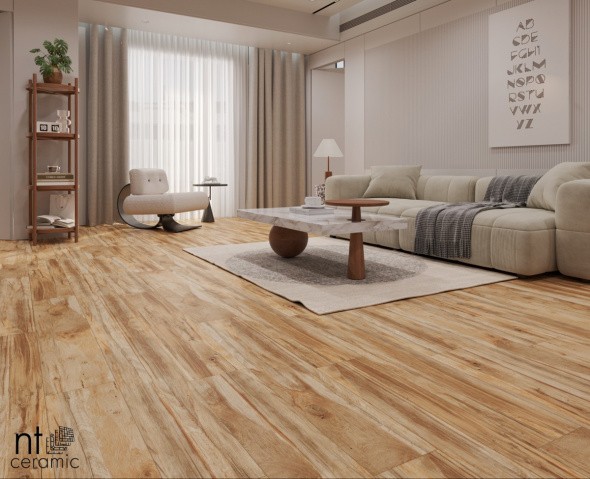 Керамогранит Wood Grand Natural 20 х 120 Матовый