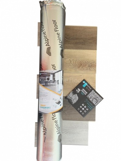 Подложка ALPINE FLOOR Silver Foil Blue EVA