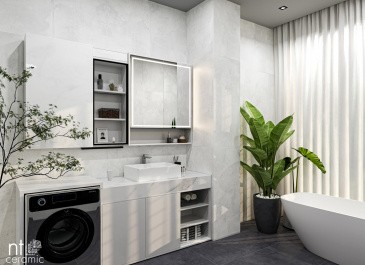 Керамогранит Cemento Bianco 60 x 120 Матовый