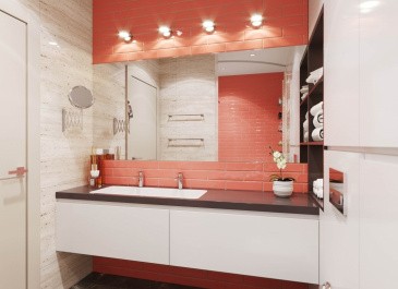 Настенная плитка MAIOLICA GLOSS CORAL 7,5х30