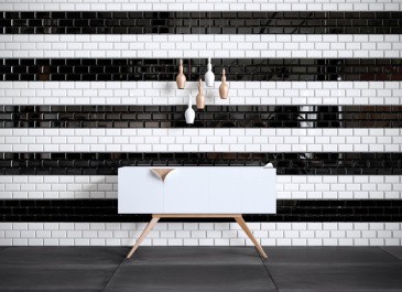 Плитка BISELADO CLASSIC BLACK BR (глянец) 7,5х15