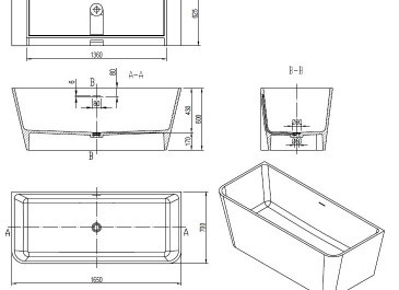 Ванна NT309 Rettangolo